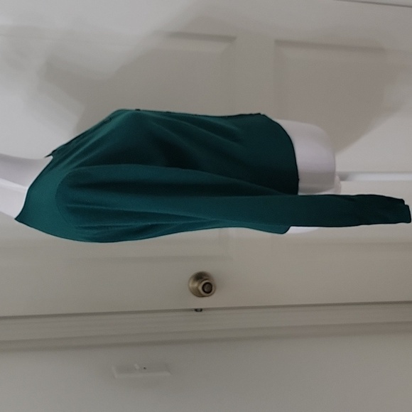 Lyle and Scott Unsized (S/M) Green Vintage 100% Cashmere Cardigan Sweater - Picture 6 of 11